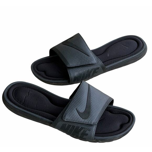 Nike Solarsoft Comfort Slide Mens 13 Swoosh Y2K Casual Streetwear‎ 705513-090 main image 10